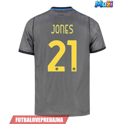 Lacne Muži Futbalové dres Inter Milan Curtis Jones #21 2026-27 Krátky Rukáv - Tretina